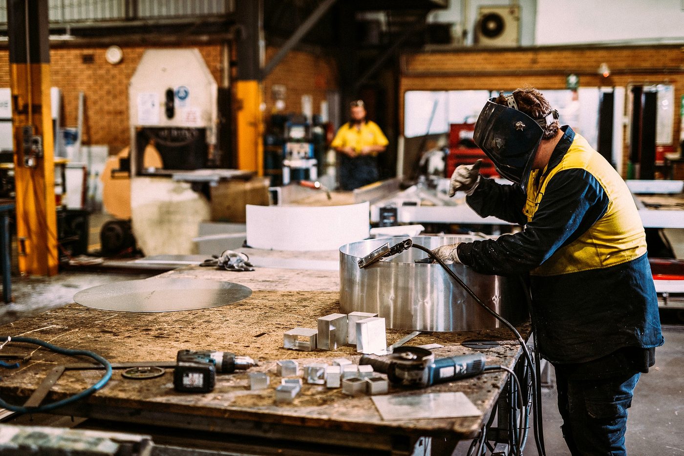 Skilled trades welder